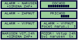 Alarm s PIC a LCD II - ústředna