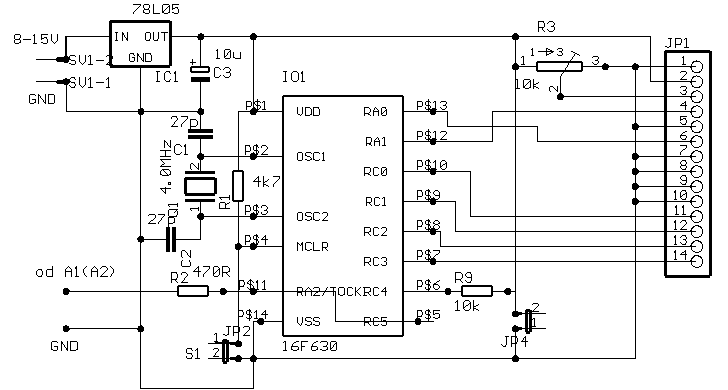 Čítač + stupnice FM do 150MHz